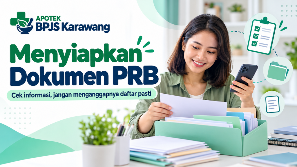 Ilustrasi persiapan dokumen PRB dan pemeriksaan informasi
